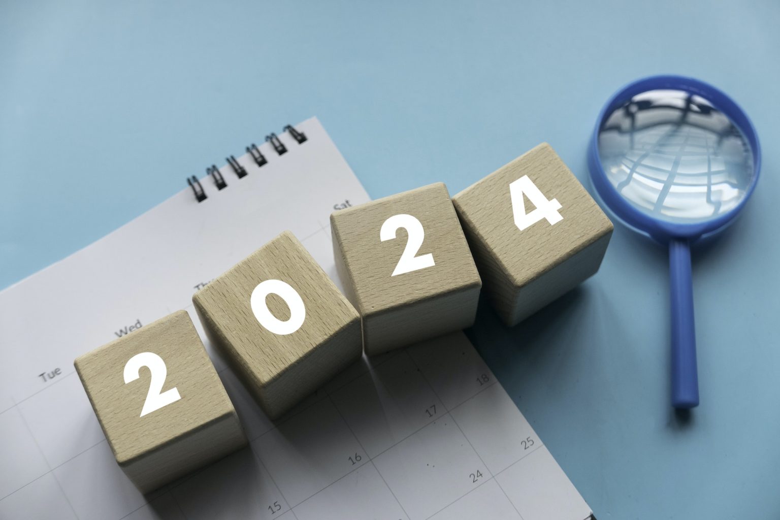 New year 2024 concept.